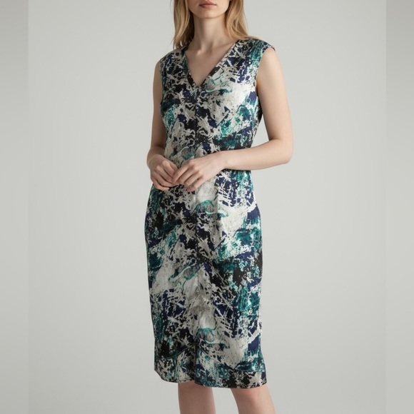 💎 Attitude by Jay Manuel Cap Sleeves Dress - Picture 1 of 8